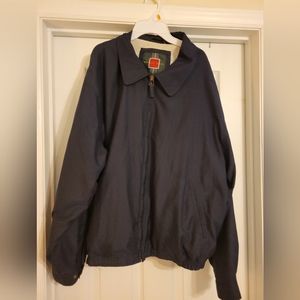 William Barry L Summer Bomber Windbreaker Jacket Full Zip Cotton Blend Mens